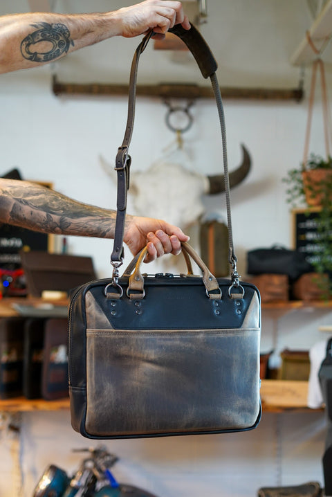 Business Bag (Hillbilly Sepia + Flat Black)