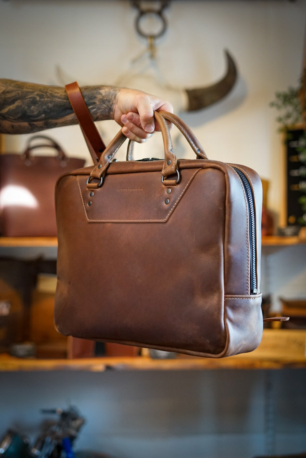 Business Bag Walnut Brown