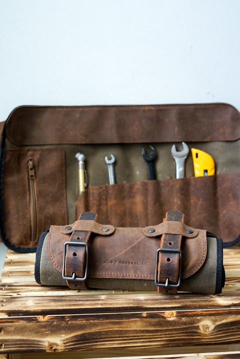 Tool Roll (Field Tan + Brown)