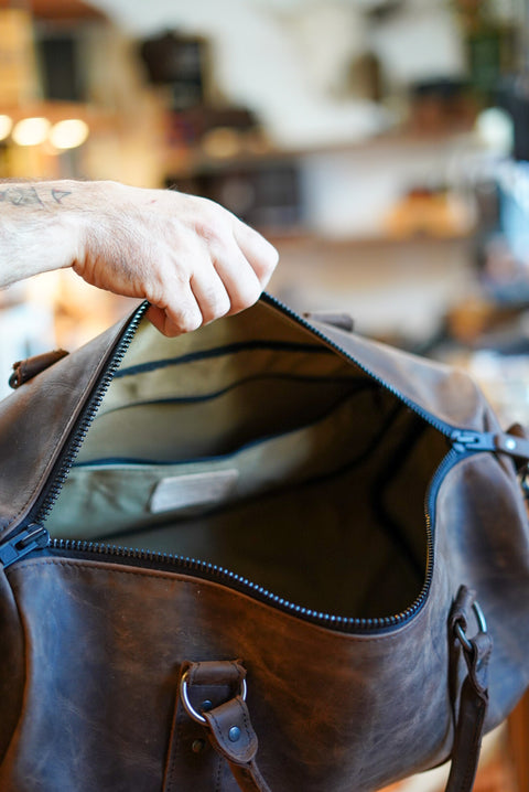 Overnighter Duffle ("Gaucho" Brown)