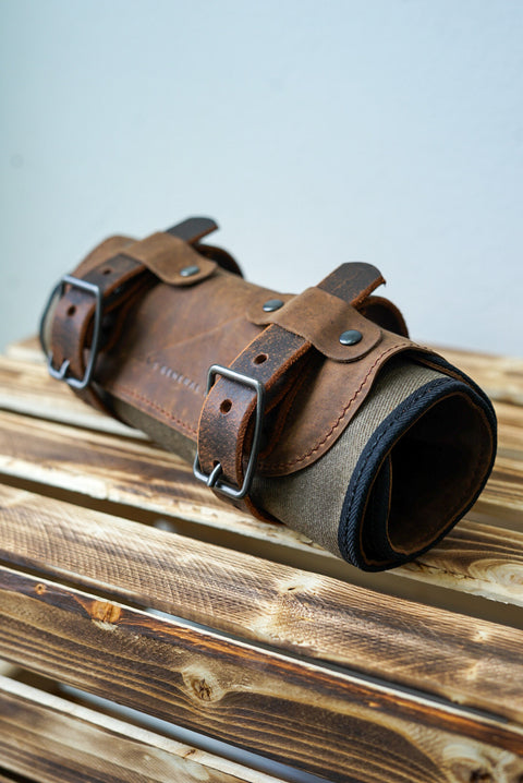 Tool Roll (Field Tan + Brown)