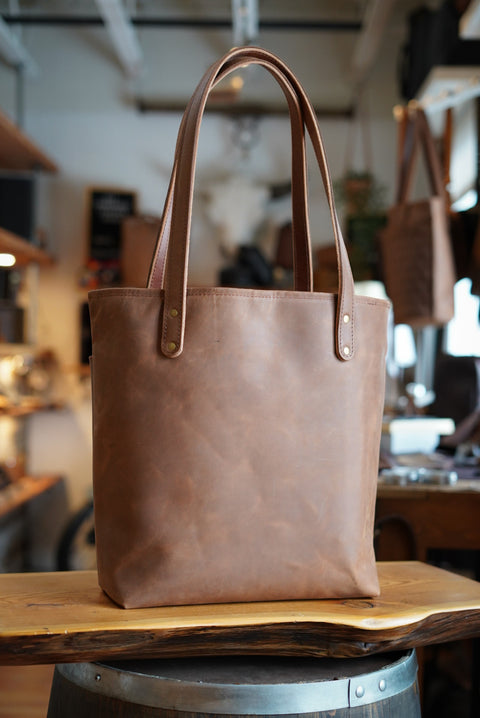 Tote Bag (Diamond Stitch: Milk Chocolate)